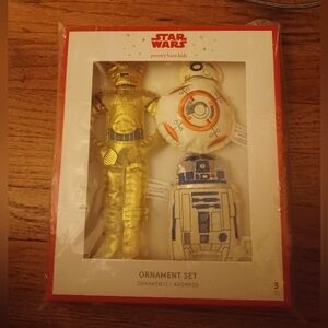 Pottery Barn Star Wars Ornament Trio